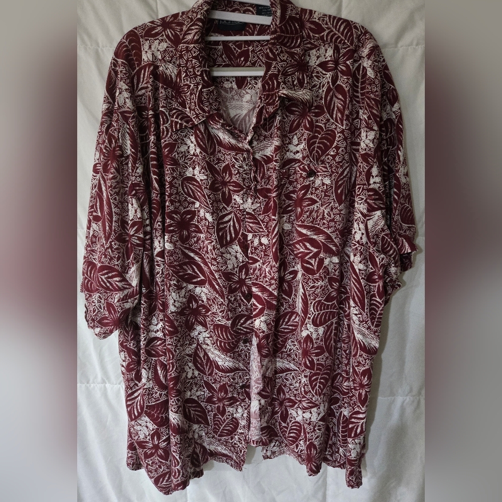 Puritan Mens Hawaiian Shirt
